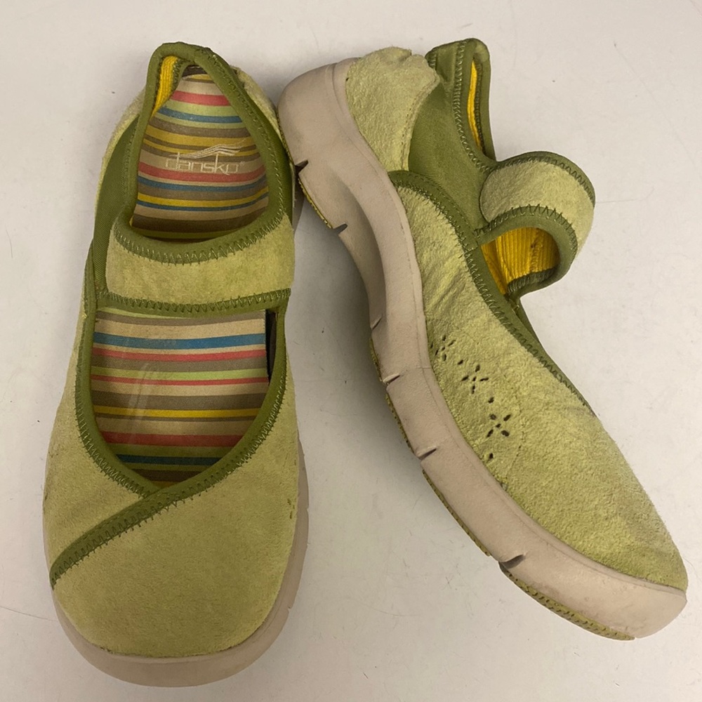 Dansko Vegan Mary Jane Suede Fabric Shoes Size 38